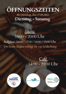 Öffnungszeiten Sauna & Café Stadtbad Nauen